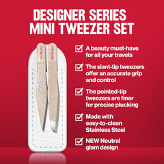 Designer Series Mini Tweezer Travel Set